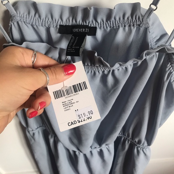 Forever 21 NWT Light Blue Dress - Picture 5 of 6